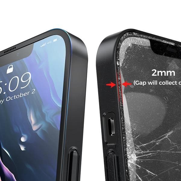 Joyroom 360 Skal Plus Hærdet glas iPhone 13 Pro Max - Grå Grey