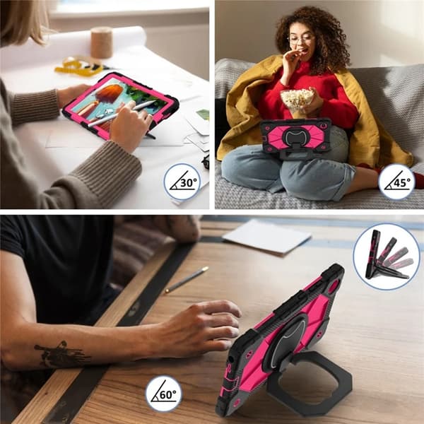 Lenovo Tab K9 Mobilskal Silikon Kickstand Rosa