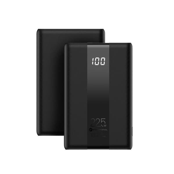 Forcell Strømbank 10000mAh 22.5W PD QC 3A Energo - Sort Svart
