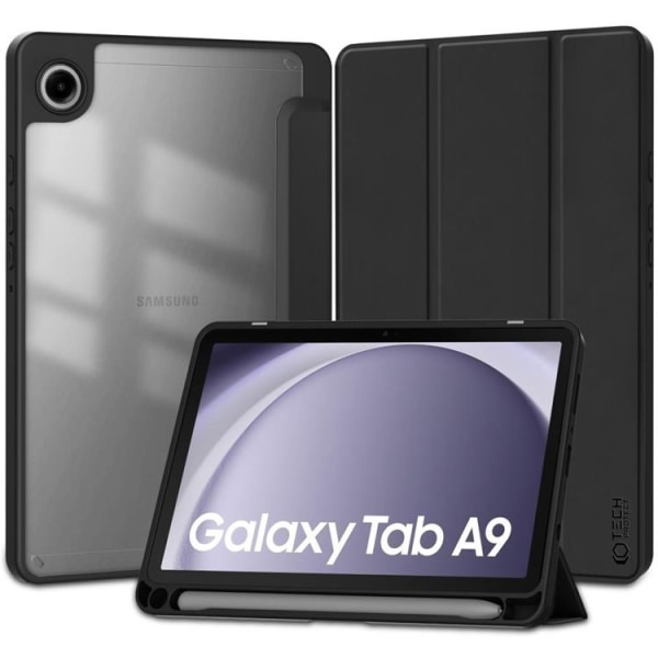 Tech-Protect Galaxy Tab A9 Kotelo Hybrid - Musta