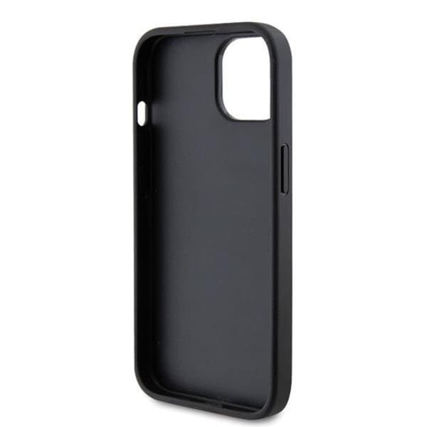 Guess iPhone 15 Plus Mobilskal Strass Metal Logo - Sort Black