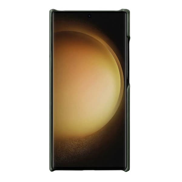 MELKCO Mobilskal till Samsung Galaxy S25 Ultra Äkta läder Grön
