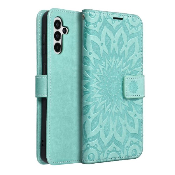 Forcell Galaxy A13 5G Etui Mezzo - Mandala Grøn