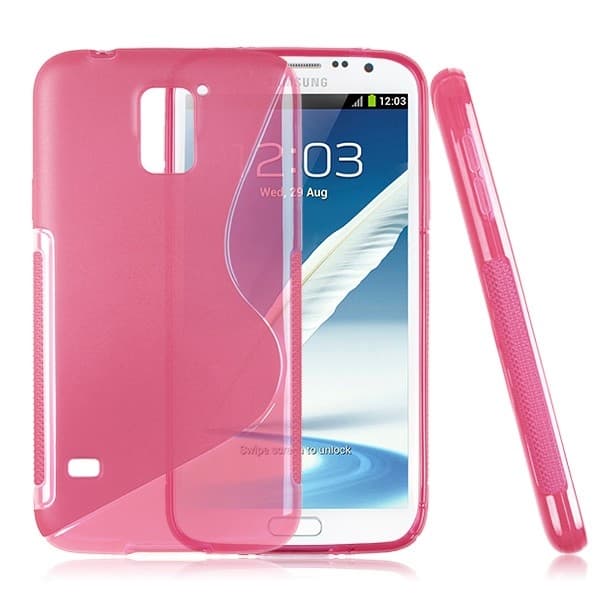 FlexiSkal till Samsung Galaxy S5 i9600 (Magenta) Rosa