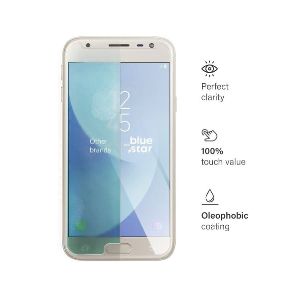 Blue Star Samsung Galaxy J3 (2017) Härdat Glas Skärmskydd