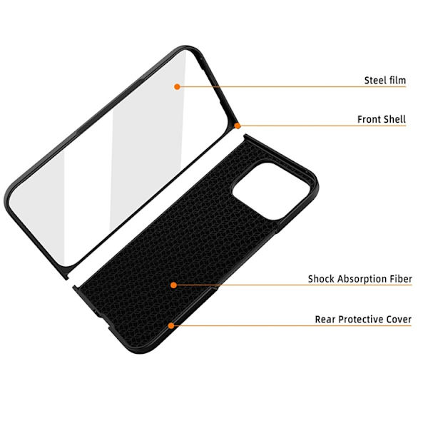 Mobilskal till Google Pixel 10 Pro Fold Skin-Feel Rubberized Svart