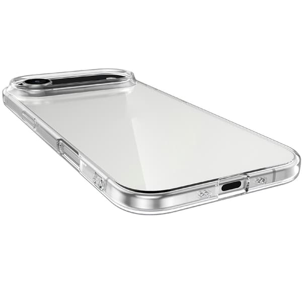 Mobilskal till iPhone Air TPU med Härdat Glas - Clear Transparent