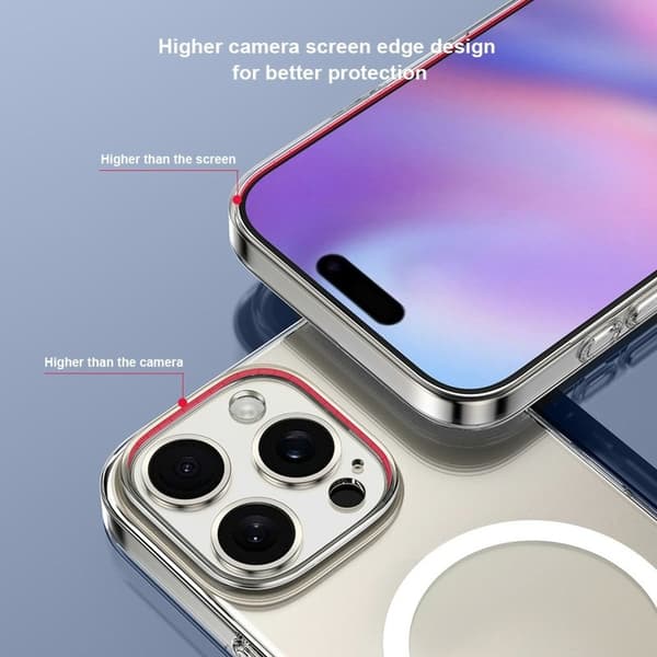 XUNDD XDD-0010 Mobilskal till iPhone 16 MagSafe Ultra-Tunn Vit Vit