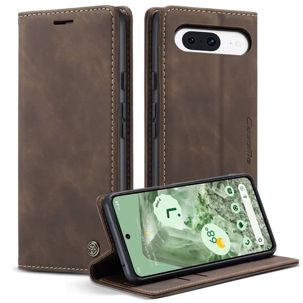 CASEME 013 Series Mobilskal till Google Pixel 8a Magnetiskt Brun