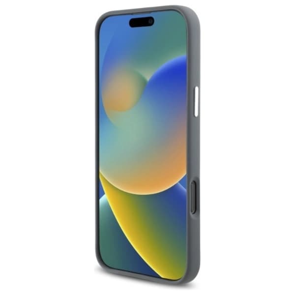 Mercedes Mobilskal till iPhone 16 Pro Max MagSafe Silikon Vertical Stripes - Grå Grå