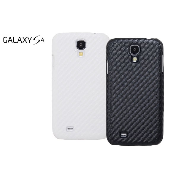 Carbon Fiber Baksideskal till Samsung Galaxy S4 i9500 - (Svart) Svart