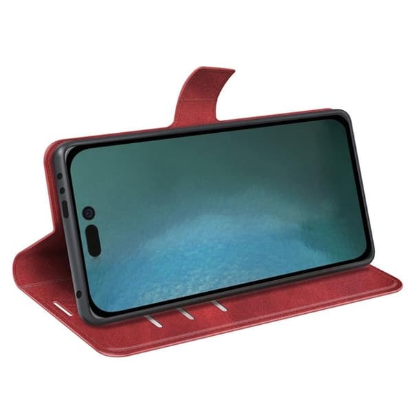 Flip Folio iPhone 14 Pro Max -lompakkokotelo - Punainen Röd