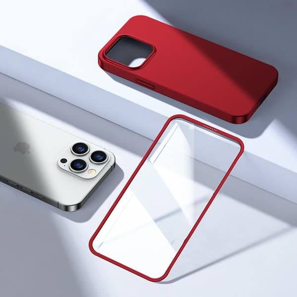 Joyroom iPhone 13 Pro Skal 360 Full - Röd Röd