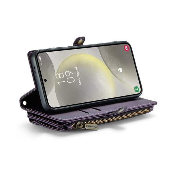 CASEME Plånboksfodral Konstläder till Samsung Galaxy S25+ - Lila