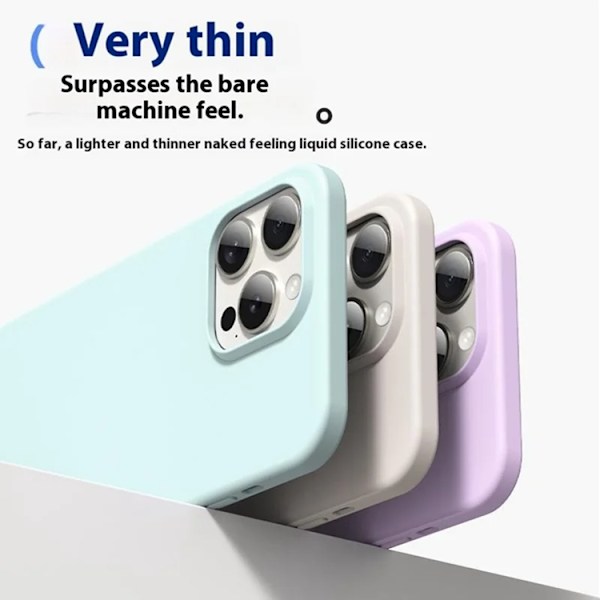 Mobilskal till iPhone 13 Pro MagSafe Ultra Thin Silikon Blå