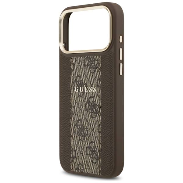 Guess Mobilskal till iPhone 17 Pro Magsafe Stripe - Brun Brun