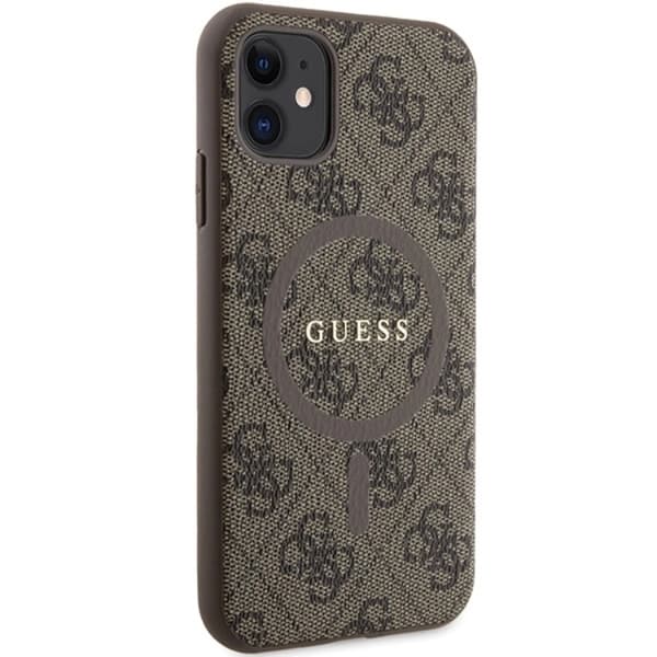Guess iPhone 11/XR Mobilskal Magsafe 4G Collection - Brun Brun