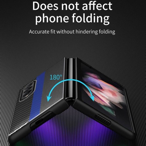 Galaxy Z Fold 4 Skal Carbon Fiber - Röd