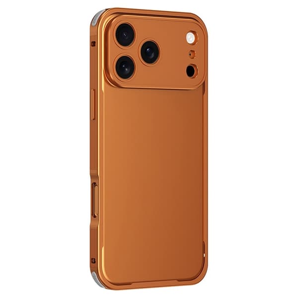 iPhone 17 Pro Mobiskal Bumper Aluminium Alloy - Orange Orange