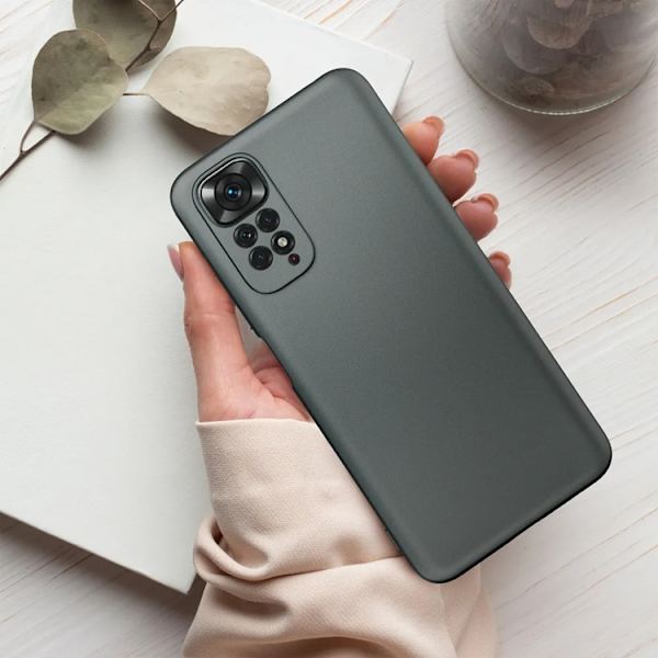 Telefontaske til Xiaomi Redmi Note 14 Pro 5G Metallisk - Grå Grå