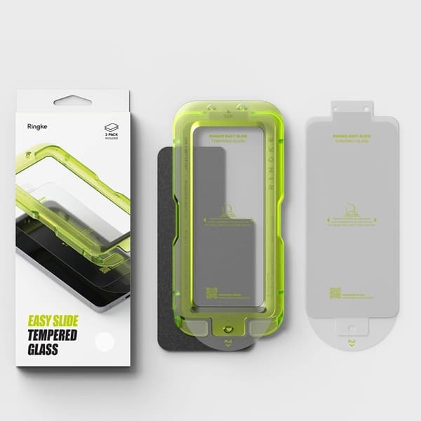 Ringke [2-Pack] Galaxy S25 FE Härdat glas Skärmskydd - Clear Transparent