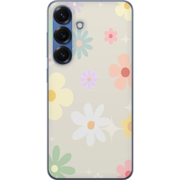 Taske til Samsung Galaxy S25+ med fejende blomster