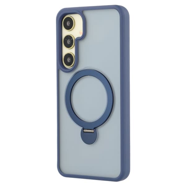 Mobilskal för Samsung Galaxy S26 Plus Magnetiskt Ring Kickstand TPU + PC - Blå