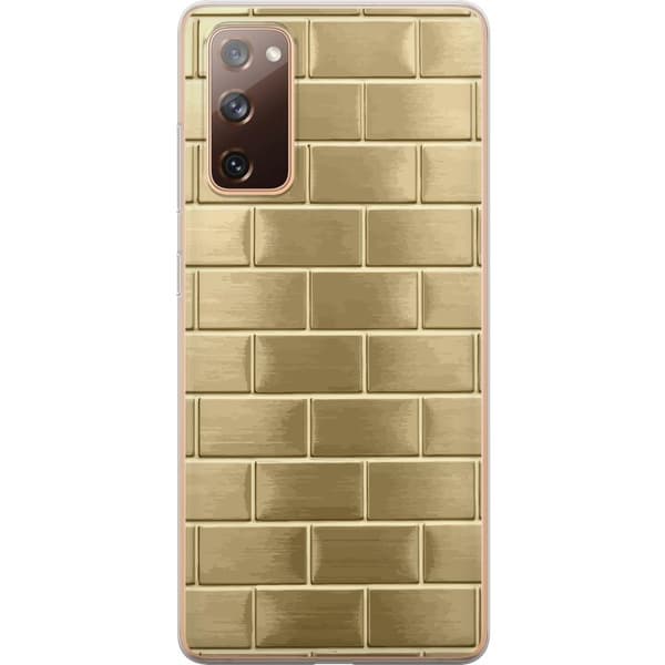 Mobilskal till Samsung Galaxy S20 FE med Gyllene Murstenar