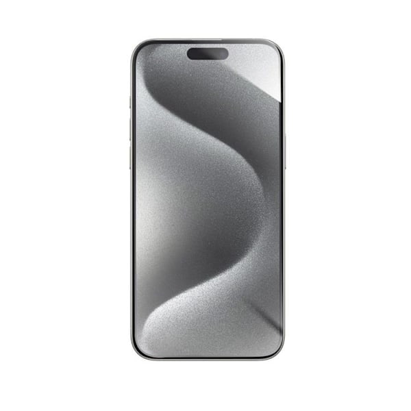 Forcell iPhone 15 Härdat Glas Skärmskydd 5D Svart