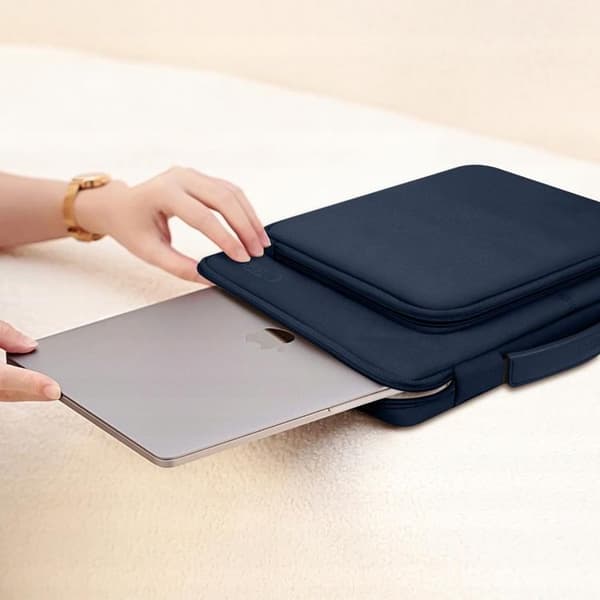 Tech-Protect Datorfodral 15"-16" Basic - Marinblå Blå