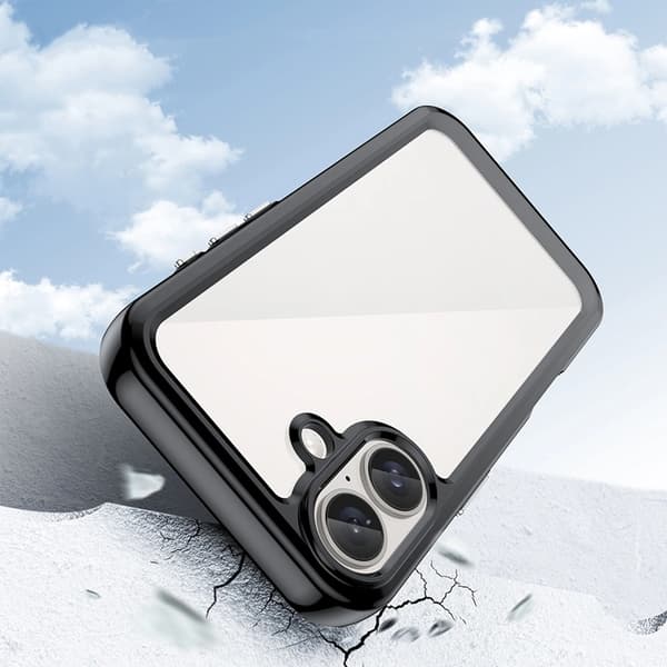 Telefontaske til iPhone 16 Outer Space - Sort Black