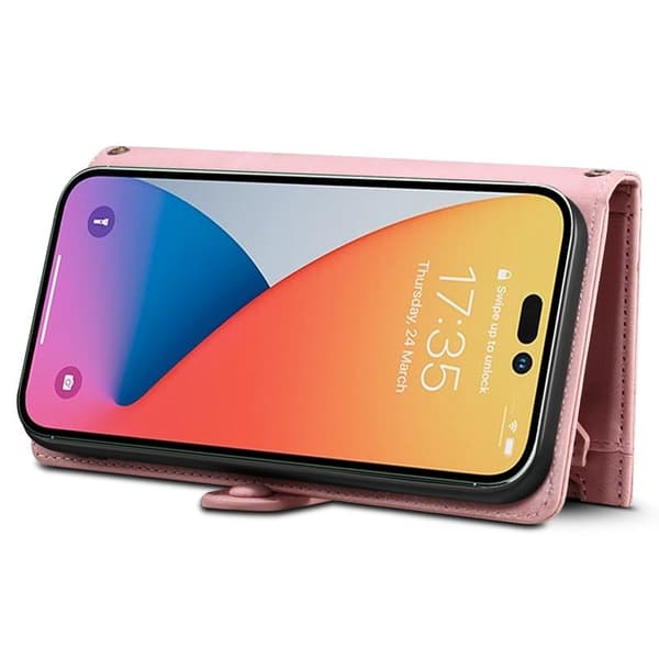 ESEBLE Star Series iPhone 16 Pro Plånboksfodral Konstläder - Roséguld