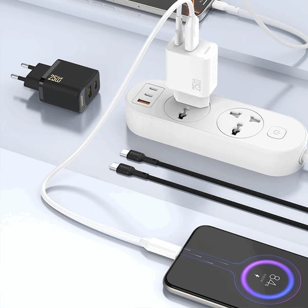Dudao Snabbladdare 25W A27S GaN USB-A - Svart Svart