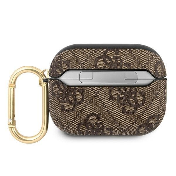 Guess 4G Script Metal Collection Skal AirPods Pro - Brun Brown