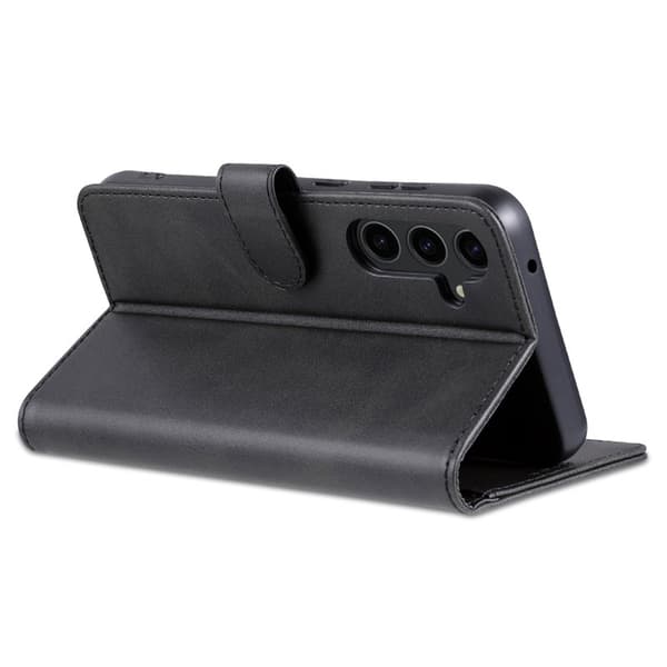 AZNS Samsung Galaxy S23 FE Plånboksfodral Slim Konstläder - Svart