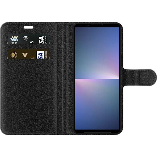 Plånboksfodral till Sony Xperia 5 V med Leopard Bow