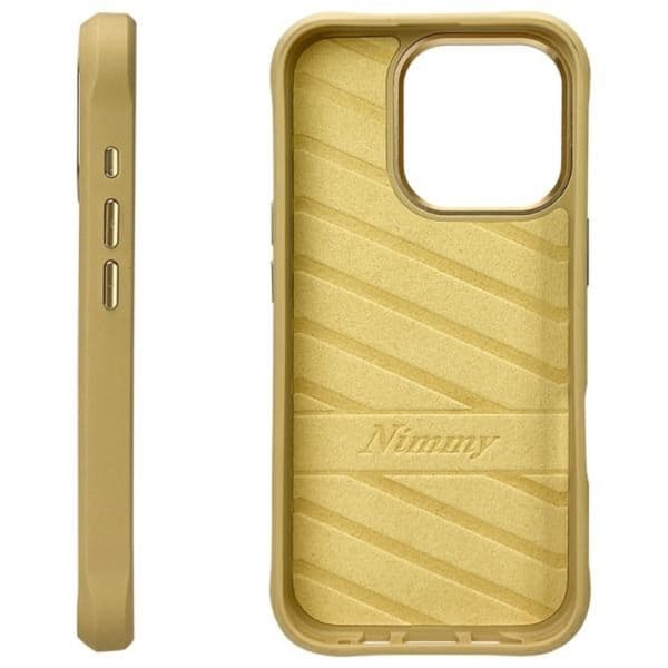 Nimmy Mobilskal till iPhone 16 Pro Cool & Cute 2.0 Cat - Khaki