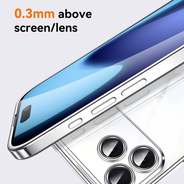 SULADA Mobilskal till iPhone 17 Pro Ultra Clear Electroplating - Lila Lila