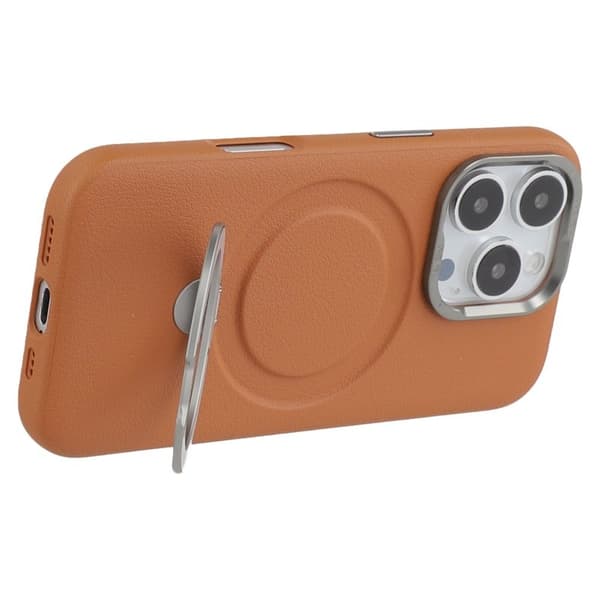 X-LEVEL Mobilskal till iPhone 16 Pro med Kickstand - Brun