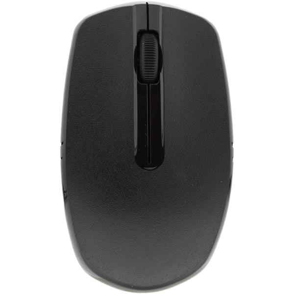 Deltaco trådlös optisk mus, 2 knappar och scroll - Svart Svart