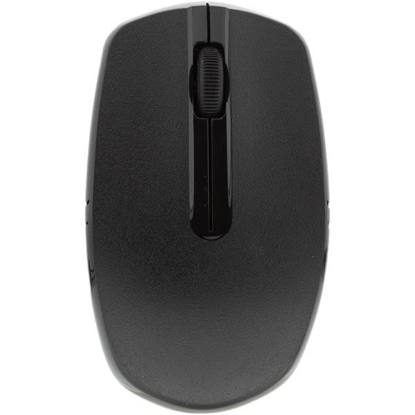Deltaco trådløs optisk mus, 2 knapper og scroll - Sort Black