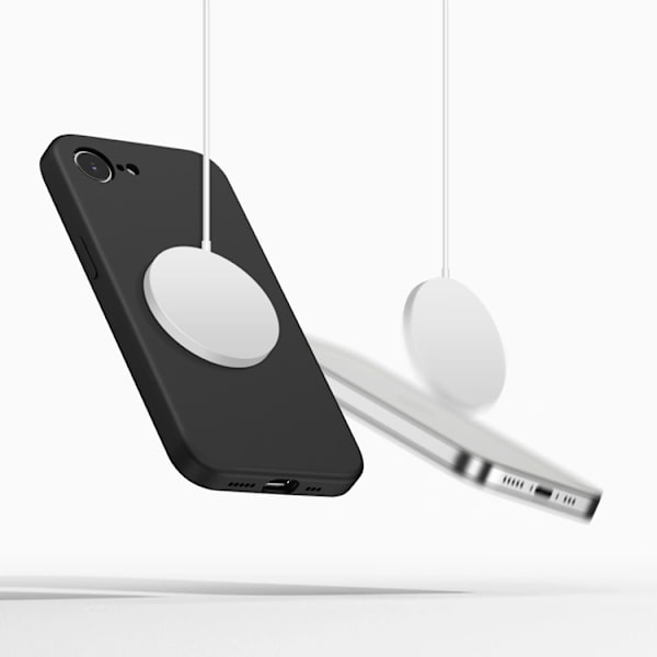Tech-Protect Mobilskal För iPhone 16e/17e Magsafe Silikon - Svart Svart