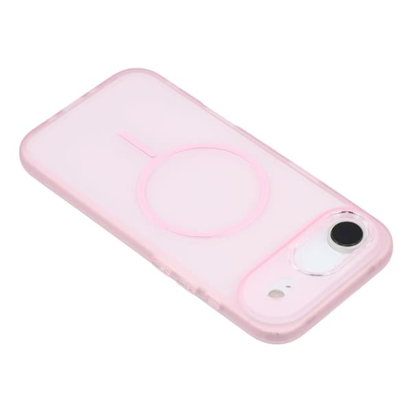 Mobilskal till iPhone Air MagSafe med Glitter Lins Frame - Rosa Rosa