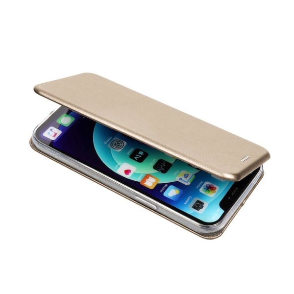 Forcell iPhone 14 Plånboksfodral Elegance Guld