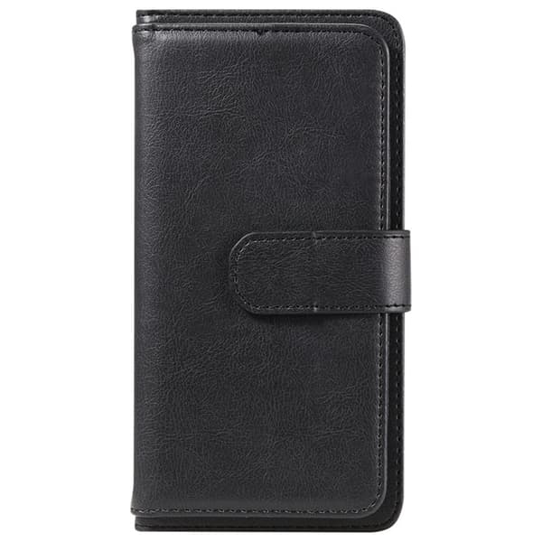 Samsung Galaxy S26 / S26 Pro Ställ Plånboksfodral Konstläder - Svart