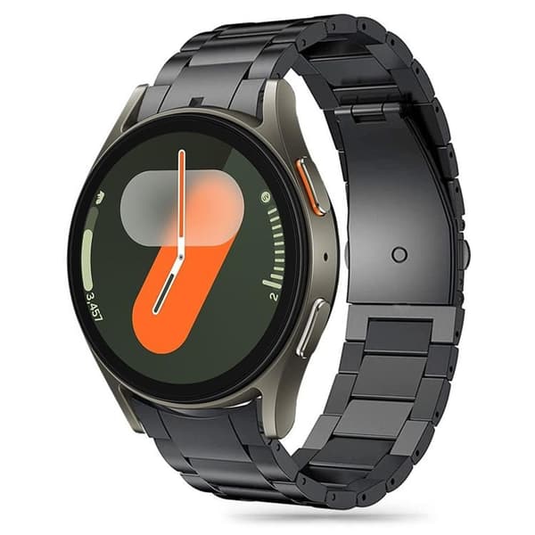 Tech-Protect Galaxy Watch 4/5/5 Pro/6/7/FE Armband Stainless - Svart Black