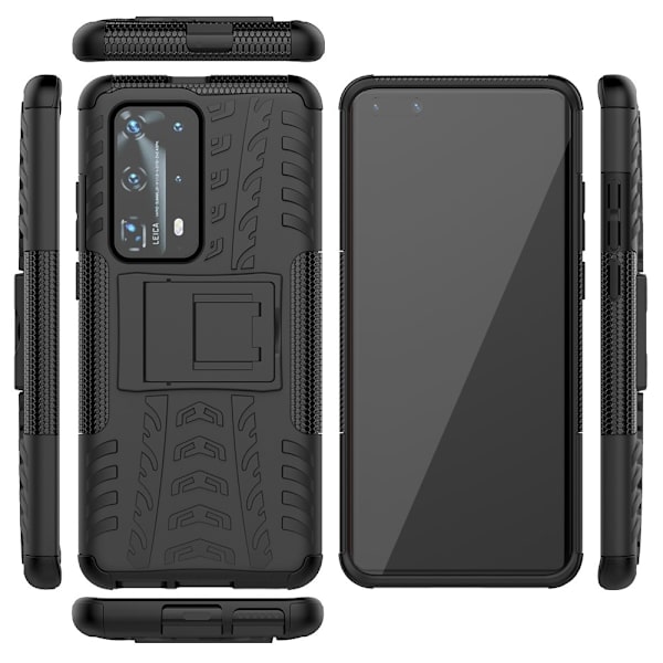 Tyre Kickstand mobilskal till Huawei P40 Pro - Svart Svart