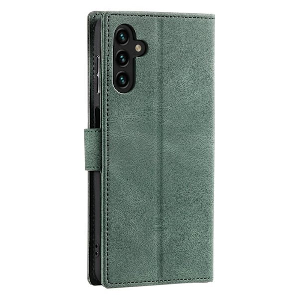 Samsung Galaxy A57 Plånboksfodral Konstläder - Grön