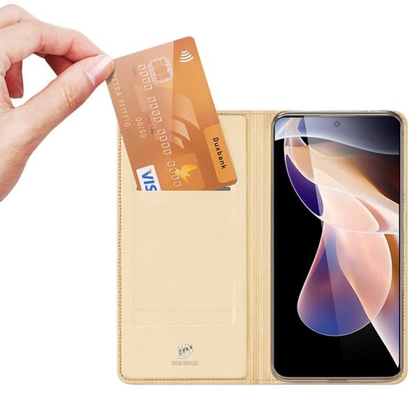 Dux Ducis Xiaomi Redmi Note 11S/Poco M4 Pro (5G) -kotelo Skin Ser Guld
