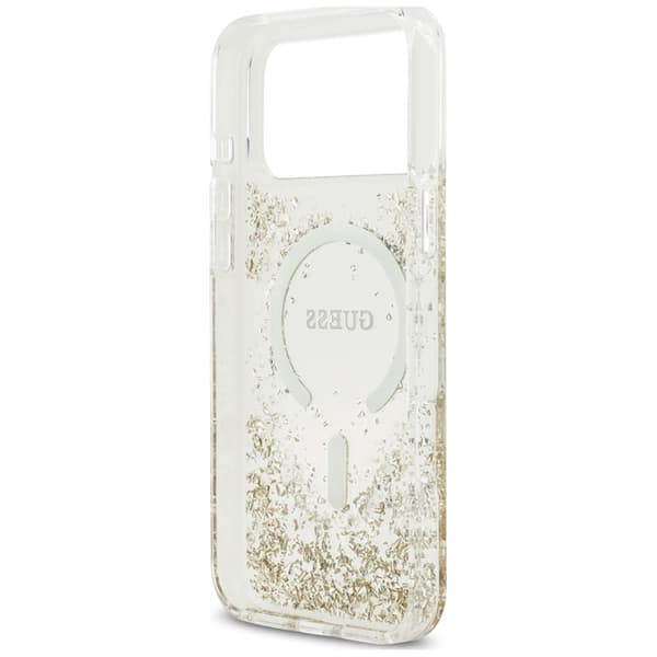 Guess Mobilskal För iPhone 18 Pro Max/17 Pro Max Magsafe Resin Bottom Glitter